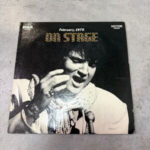 Elvis Presley Vintage Record Vinyl, On Stage February 1970, RCA Stereo